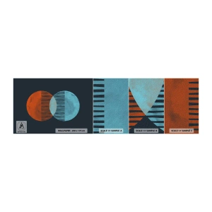 Mostră tapet autocolant Deluxe Sticker - Fantezie astronomică - Abstracția, Bucată, Model modern - 100x30 cm