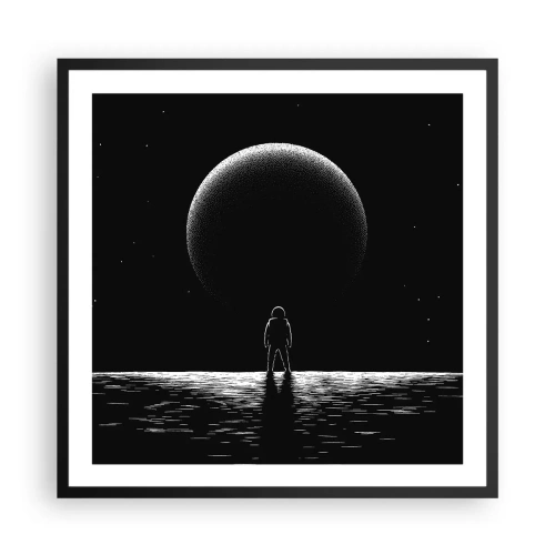 Poster în ramă neagră - Față în față - 60x60 cm