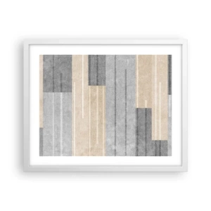 Poster în ramă albă - Compoziție: în poziție verticală - 50x40 cm