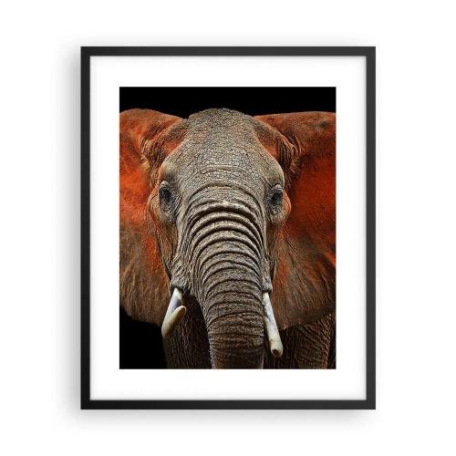 Poster în ramă neagră - Sunt sălbatic, și tu? - 40x50 cm