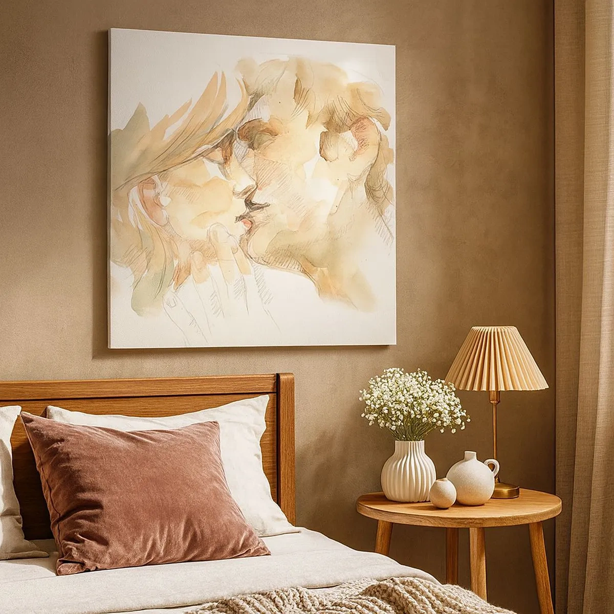 Tablou pe pânză - Jumătatea găsită? - 30x30 cm