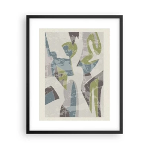 Poster în ramă neagră - Compoziție din spatele geamului - 40x50 cm