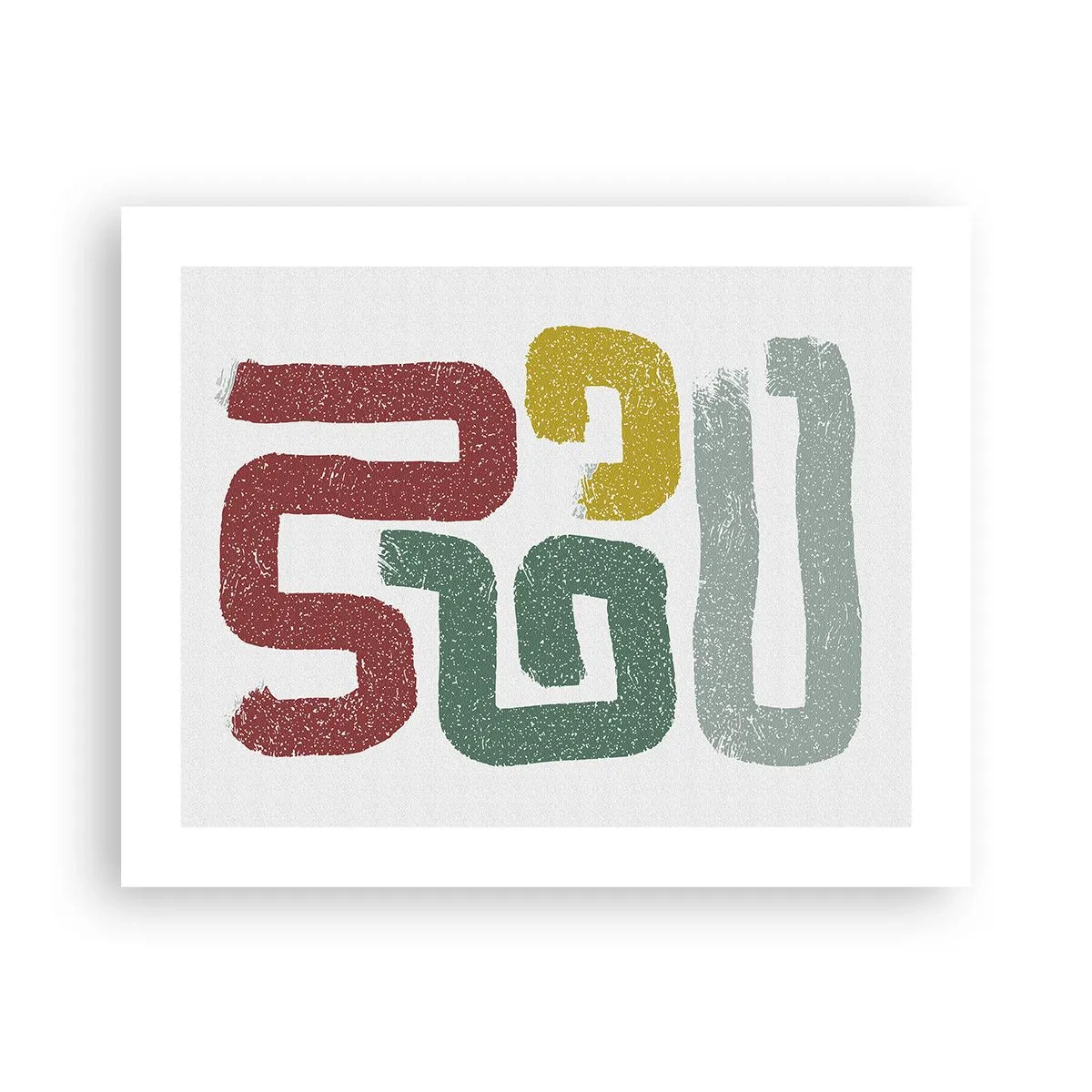 Poster - Într-o limbă necunoscută - 50x40 cm