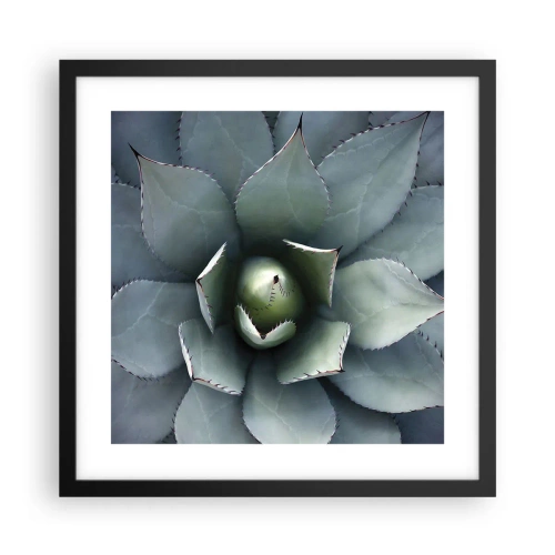 Poster în ramă neagră - Momește și avertizează - 40x40 cm