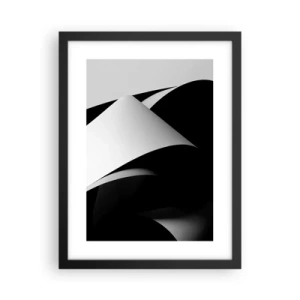 Poster în ramă neagră - Planuri de lumină din adâncurile umbrelor - 30x40 cm