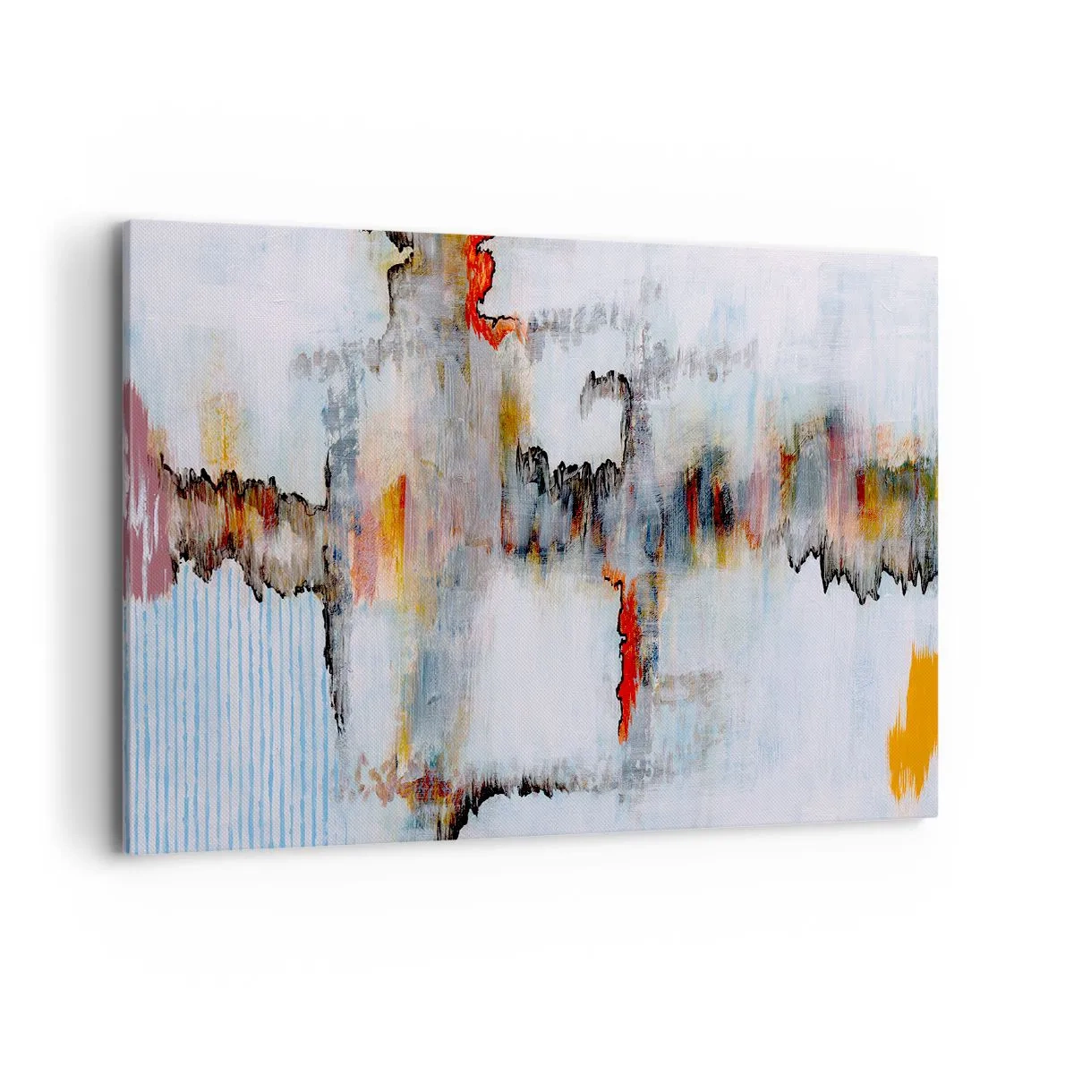 Tablou pe pânză - Cu bățul pe apă - 100x70 cm