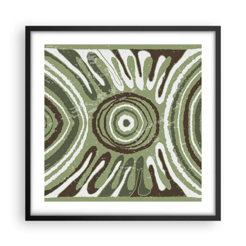 Poster în ramă neagră - Explozie de emoții - 50x50 cm