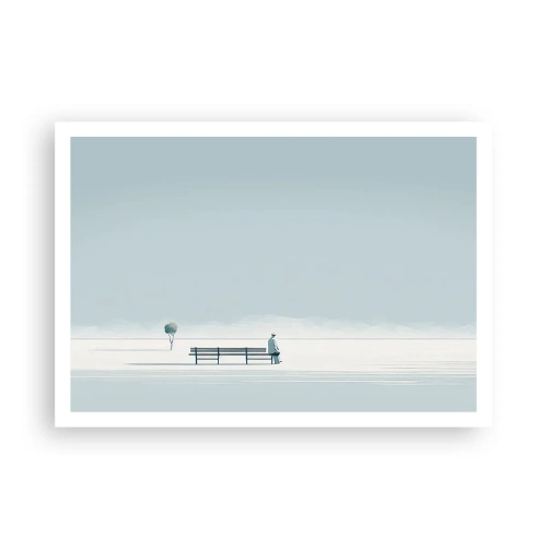 Poster - Da, aștept. - 100x70 cm