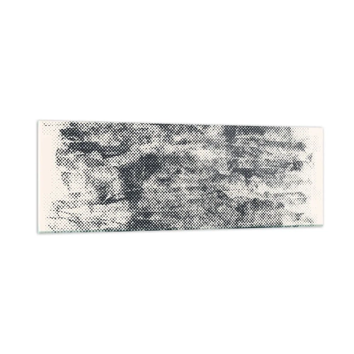 Tablou pe sticlă - Compoziție cețoasă - 90x30 cm