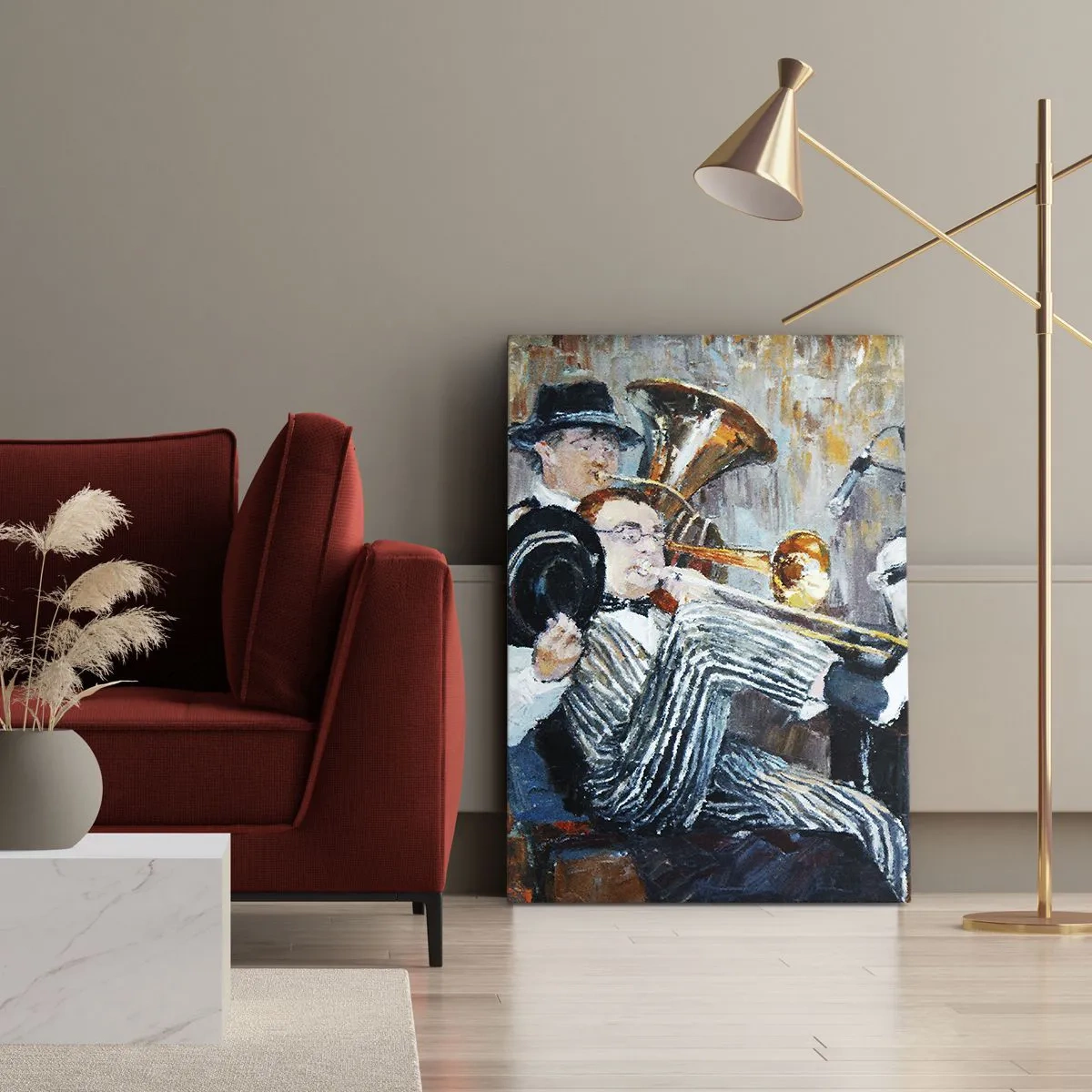 Tablou pe pânză - Numai jazz - 50x70 cm