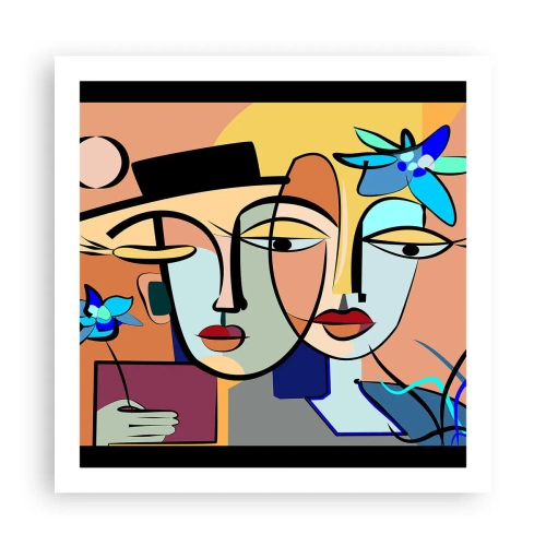 Poster - Întâlnire cu Picasso - 60x60 cm