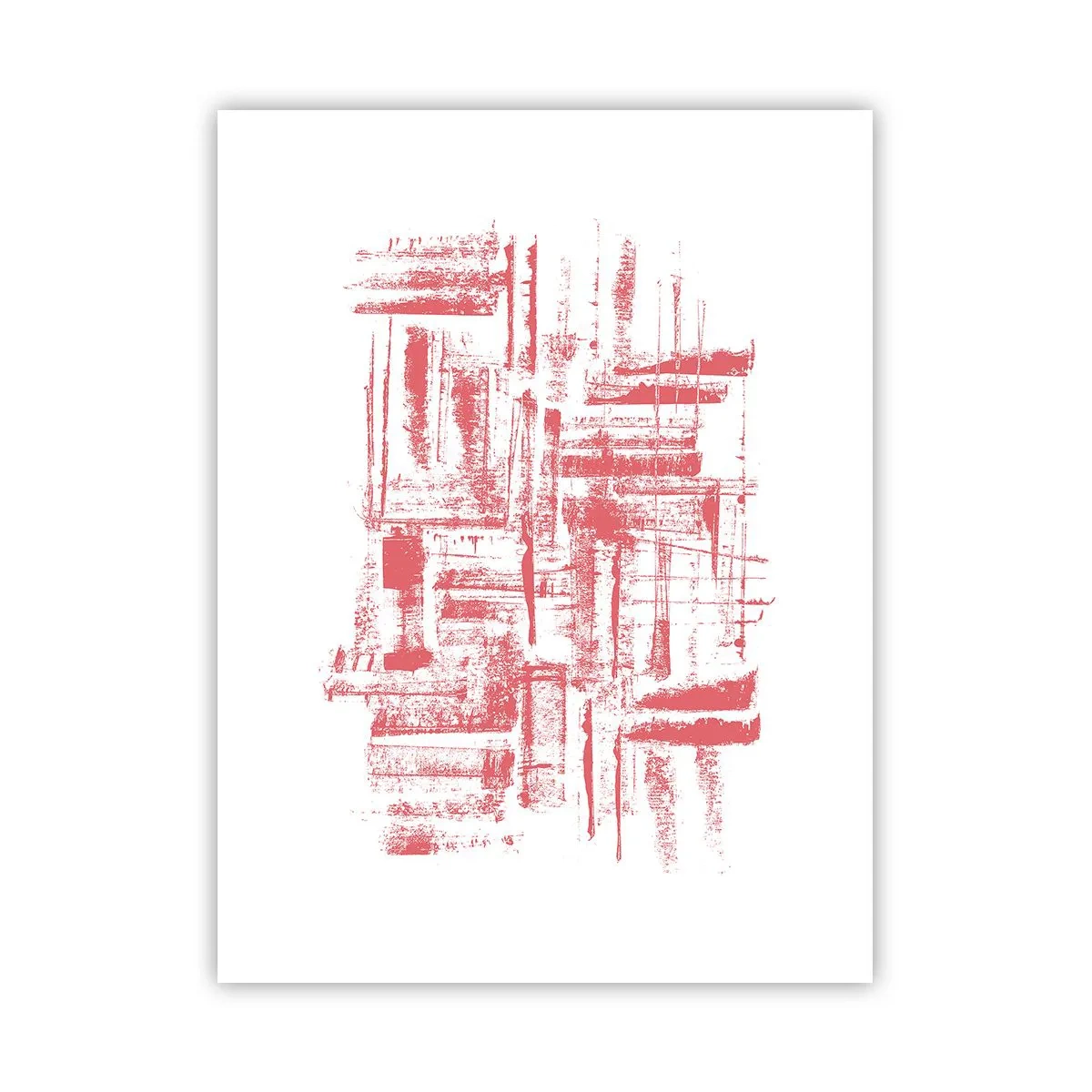 Poster - Orașul roșu - 30x40 cm