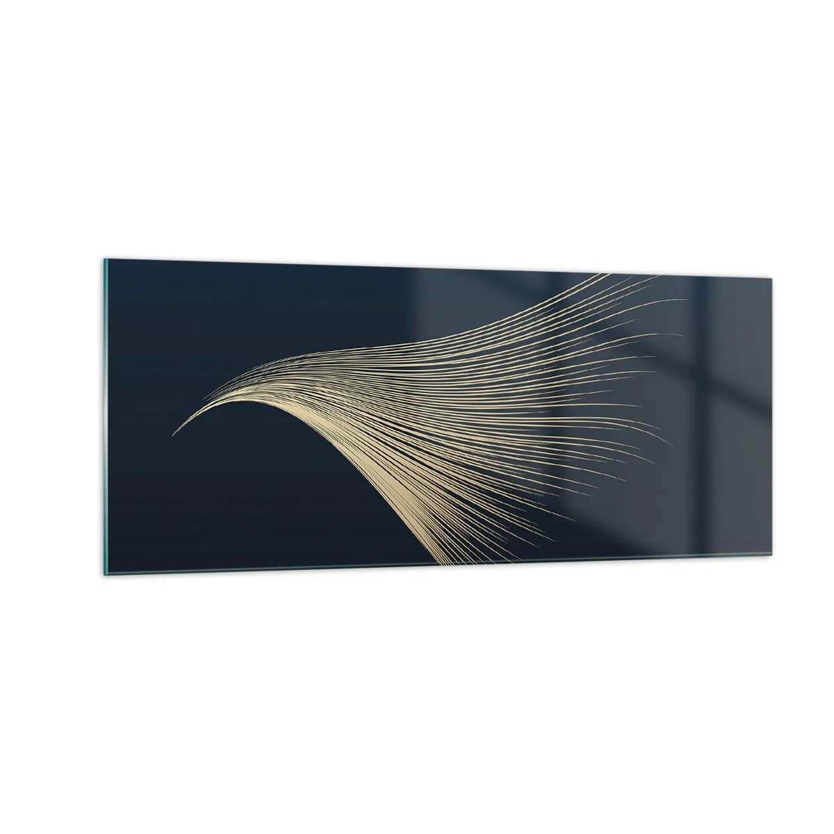 Tablou pe sticlă - Ca părul unui înger - 100x40 cm