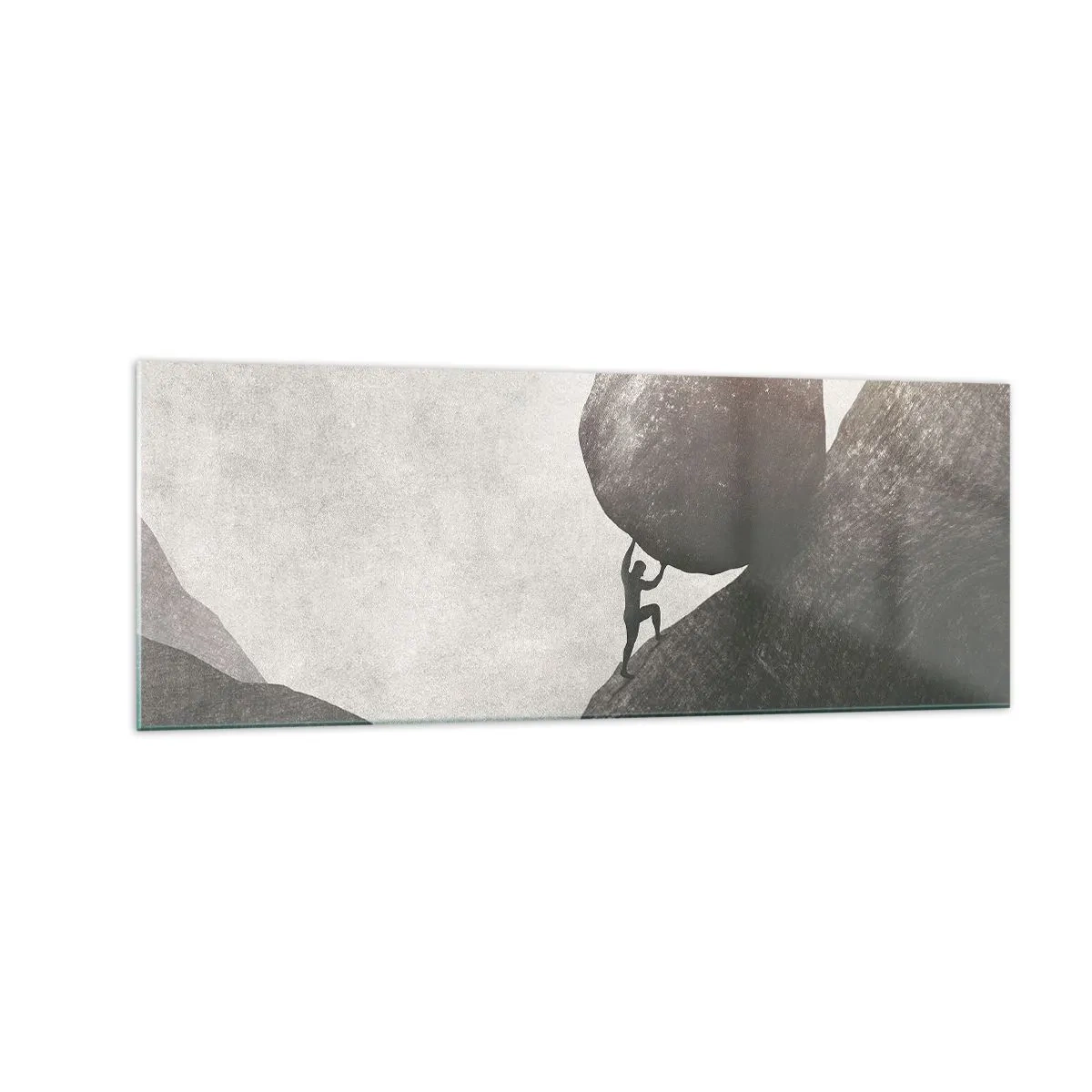 Tablou pe sticlă - Cred, în ciuda așteptărilor - 140x50 cm