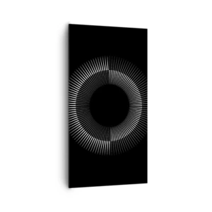 Tablou pe pânză - Soarele Negru - 65x120 cm