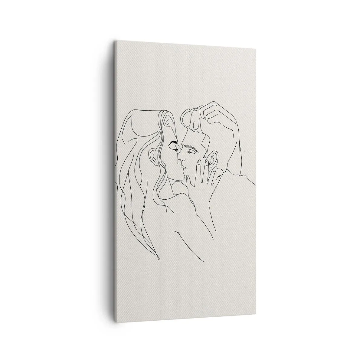 Tablou pe pânză - Încurcați în sentimente - 45x80 cm