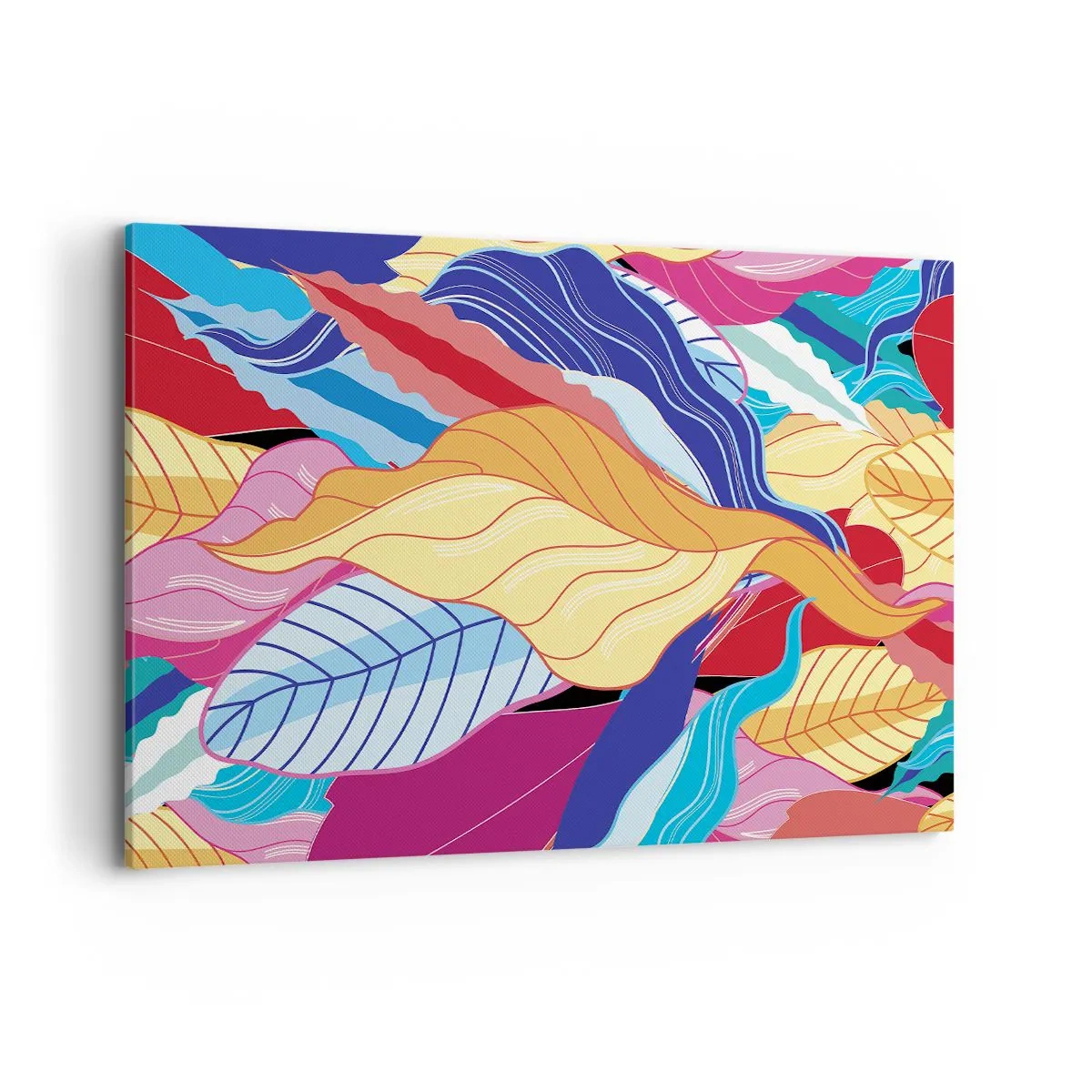 Tablou pe pânză - O dezordine colorată - 120x80 cm