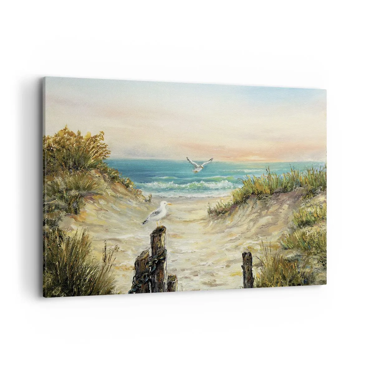 Tablou pe pânză - Retragere fără vânt - 120x80 cm