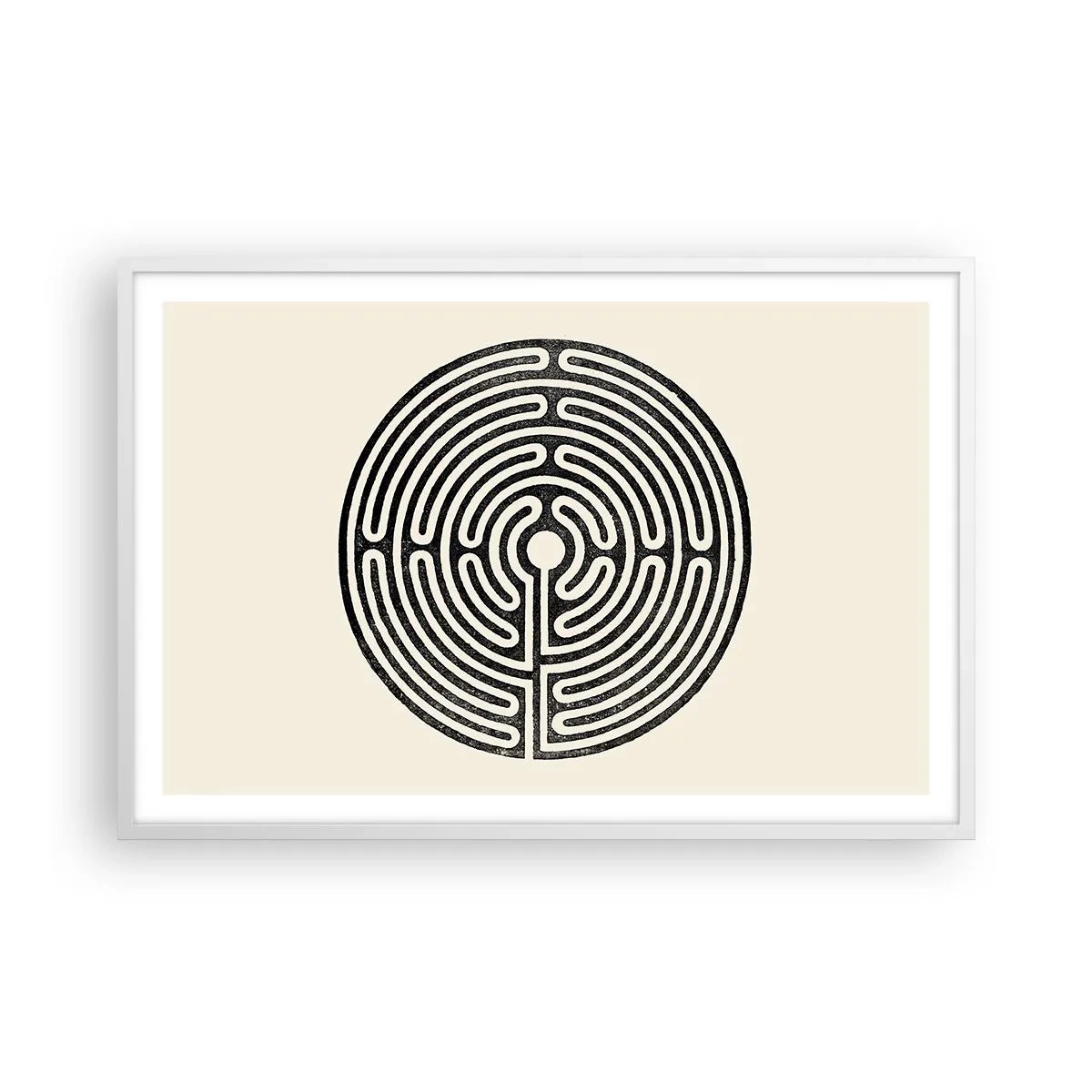 Poster în ramă albă - Ordine secretă - 91x61 cm