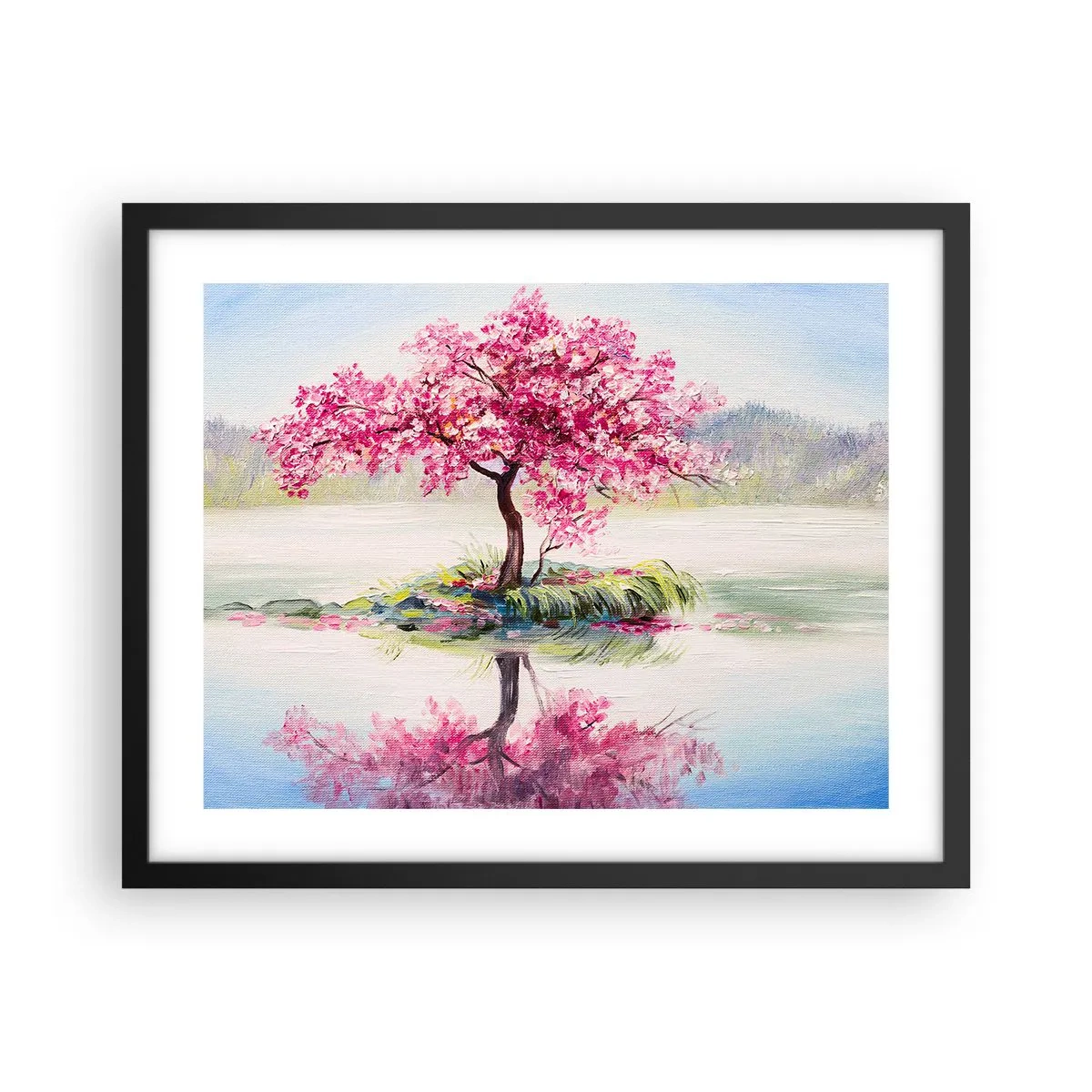 Poster în ramă neagră - Festivalul Primăverii - 50x40 cm