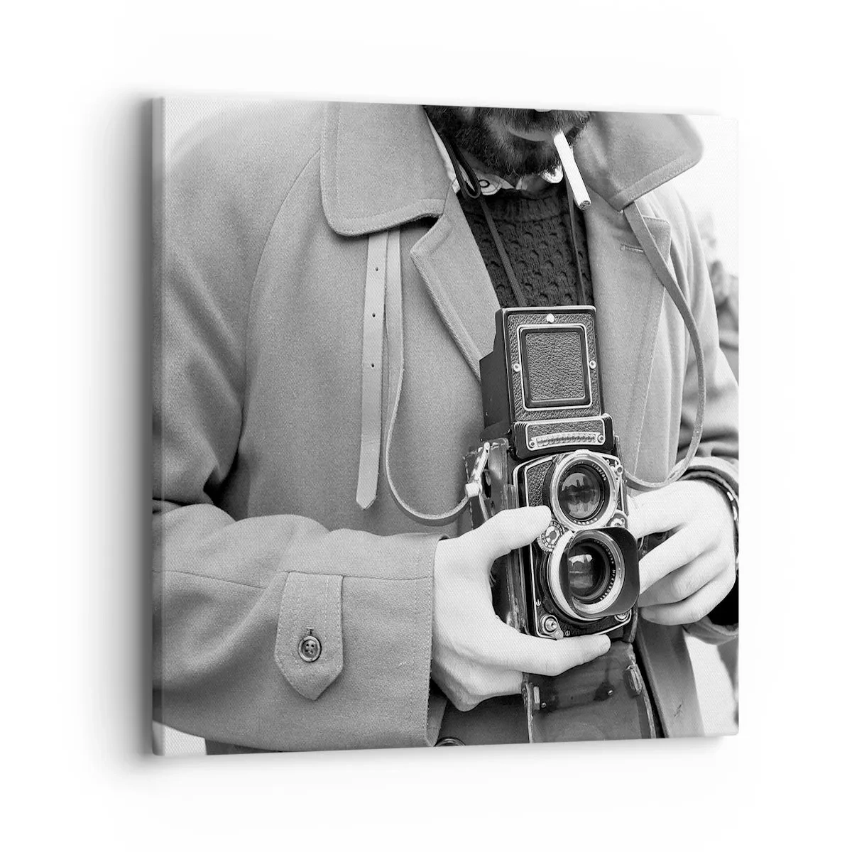 Tablou pe pânză - În stilul retro - 40x40 cm