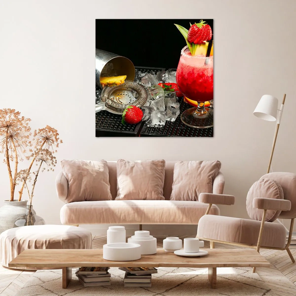 Tablou pe pânză - Evocați gustul - 40x40 cm