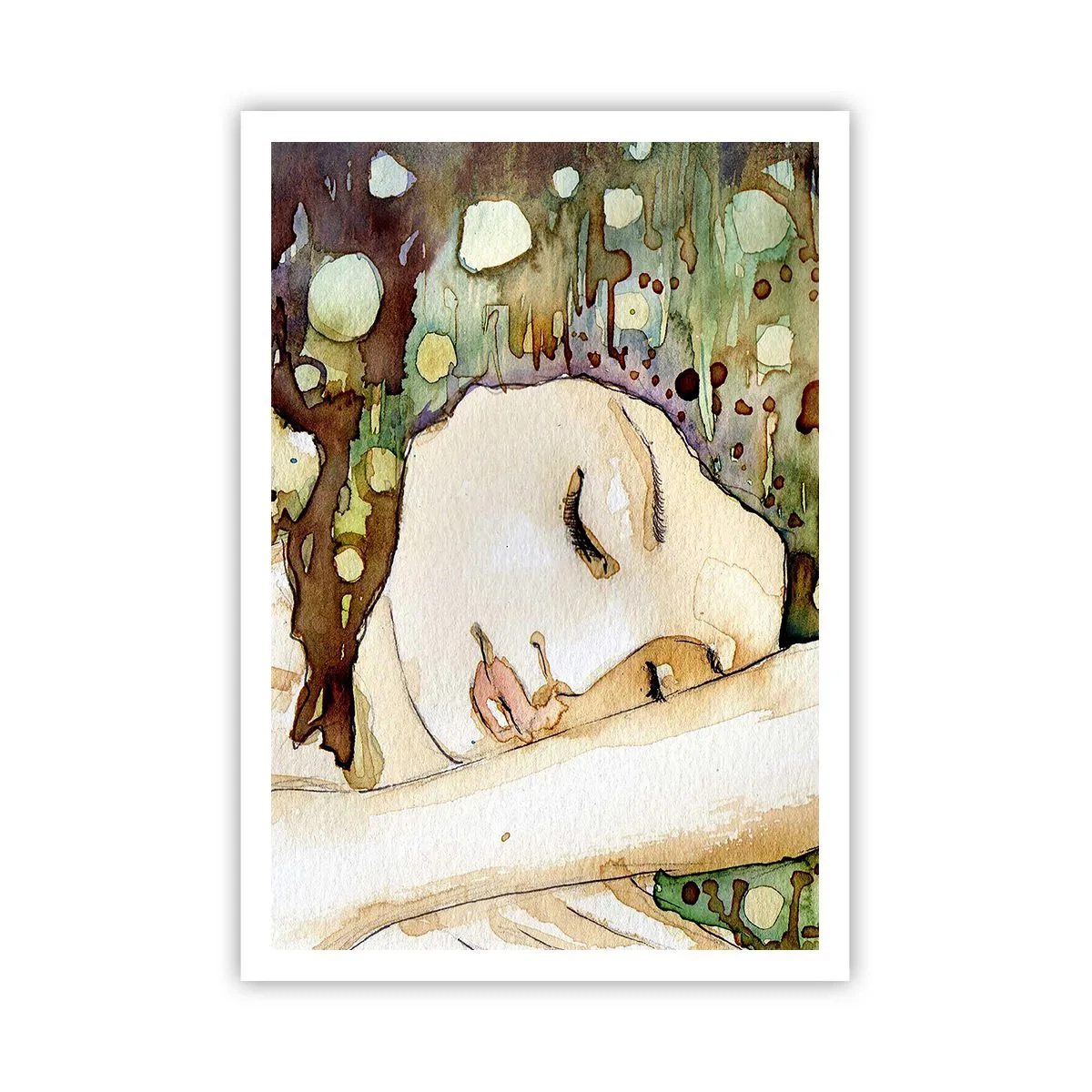 Poster - Visul violet smarald - 70x100 cm