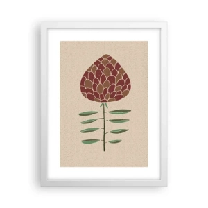 Poster în ramă albă - Deliciu pentru veveriță - 30x40 cm