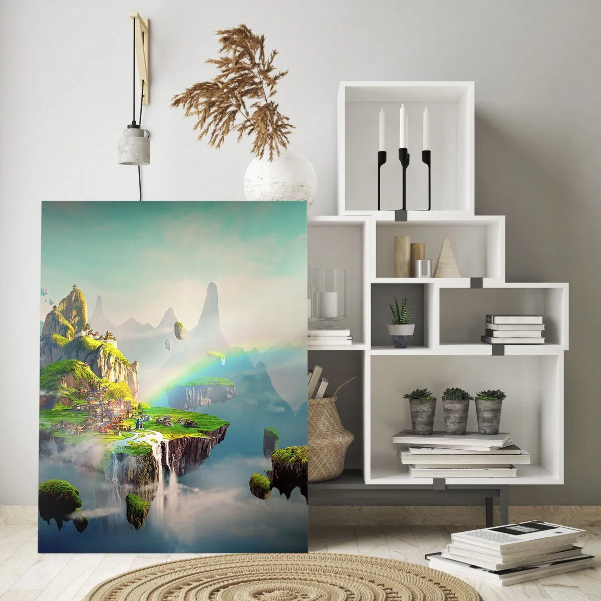 Tablou pe sticlă - Insule fericite - 80x120 cm