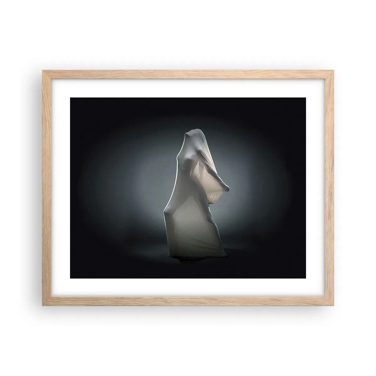 Poster în ramă de stejar deschis - Dorințe ascunse - 50x40 cm