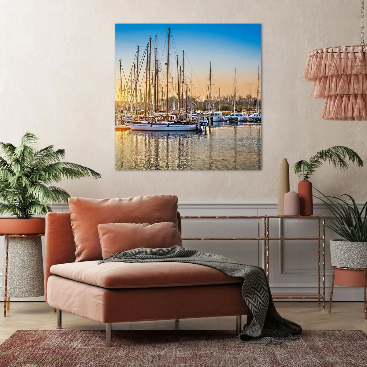 Tablou pe pânză - Vântul trebuie să doarmă și el - 40x40 cm