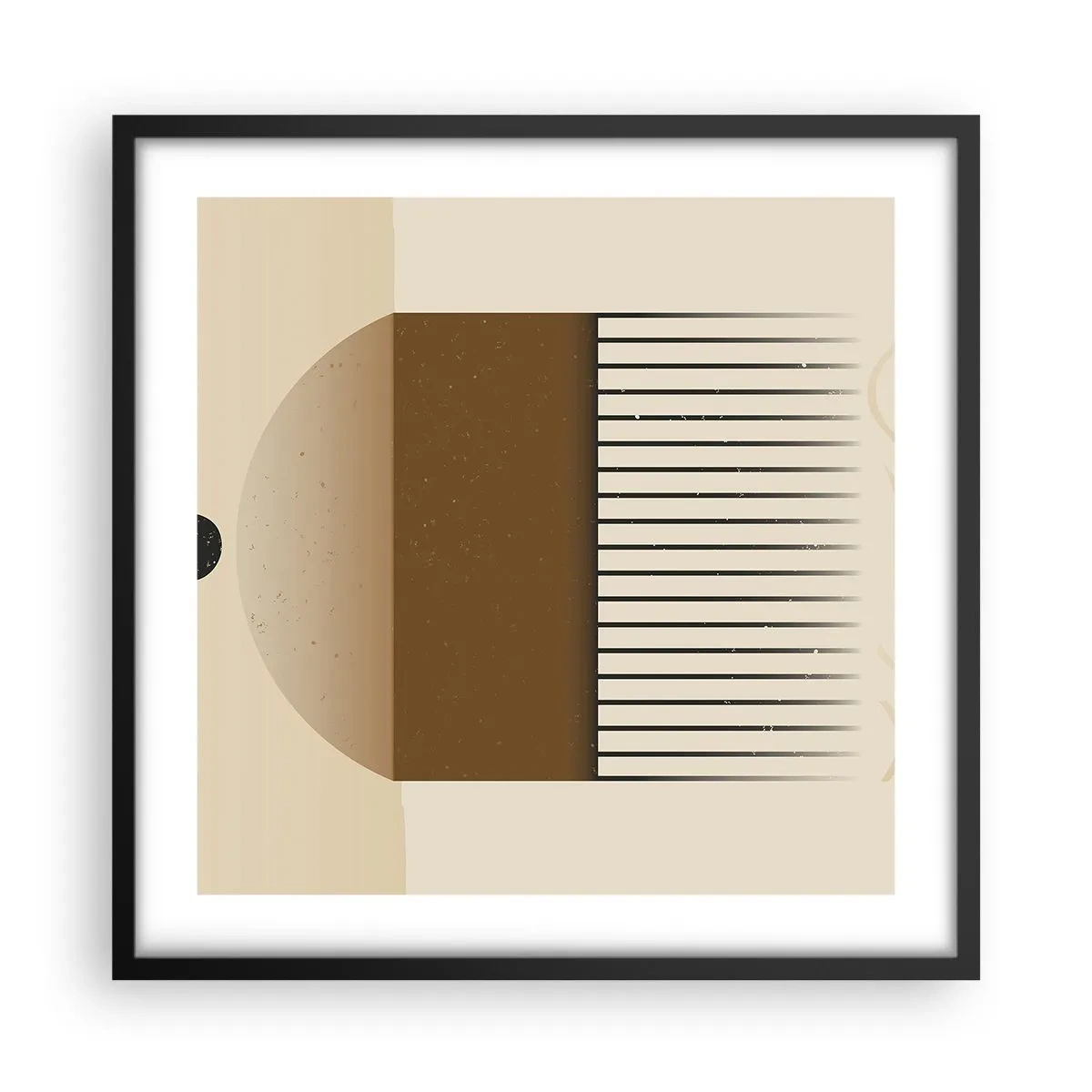 Poster în ramă neagră - Stări diferite - 50x50 cm