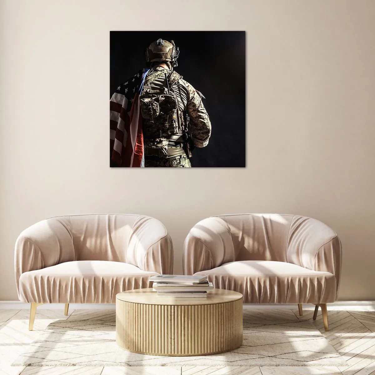 Tablou pe sticlă - D-aia - 70x70 cm