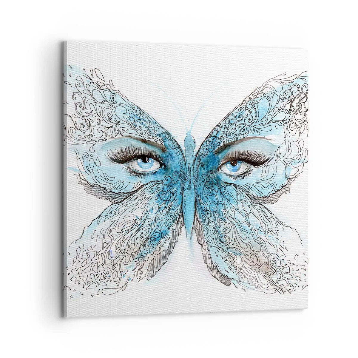 Tablou pe pânză - Polyommatus eros - 60x60 cm