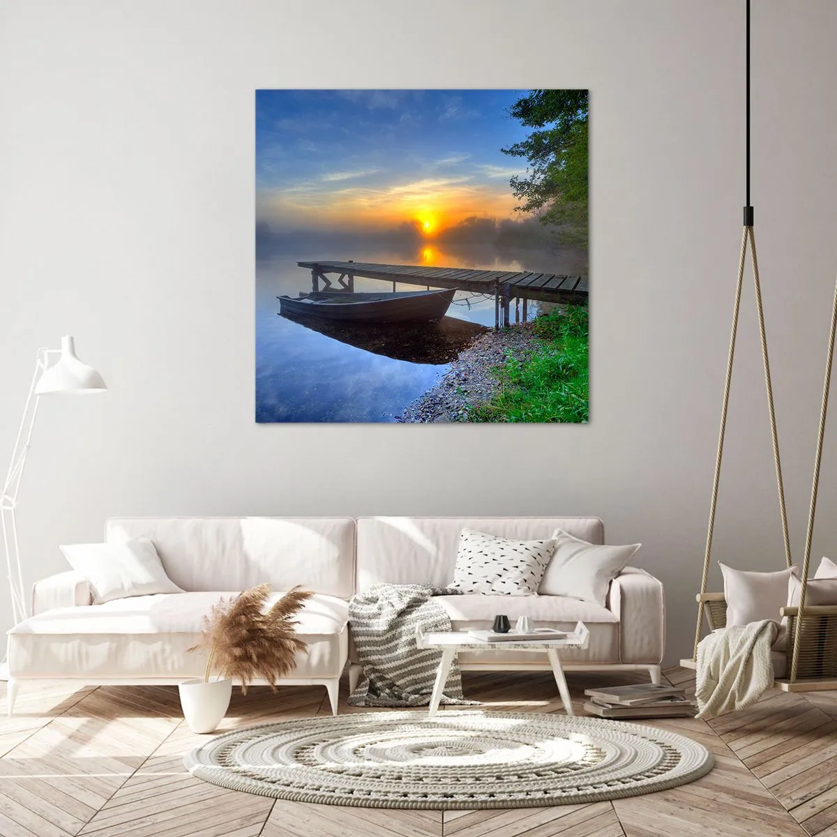 Tablou pe pânză - Cum se transformă obișnuitul în magic - 70x70 cm