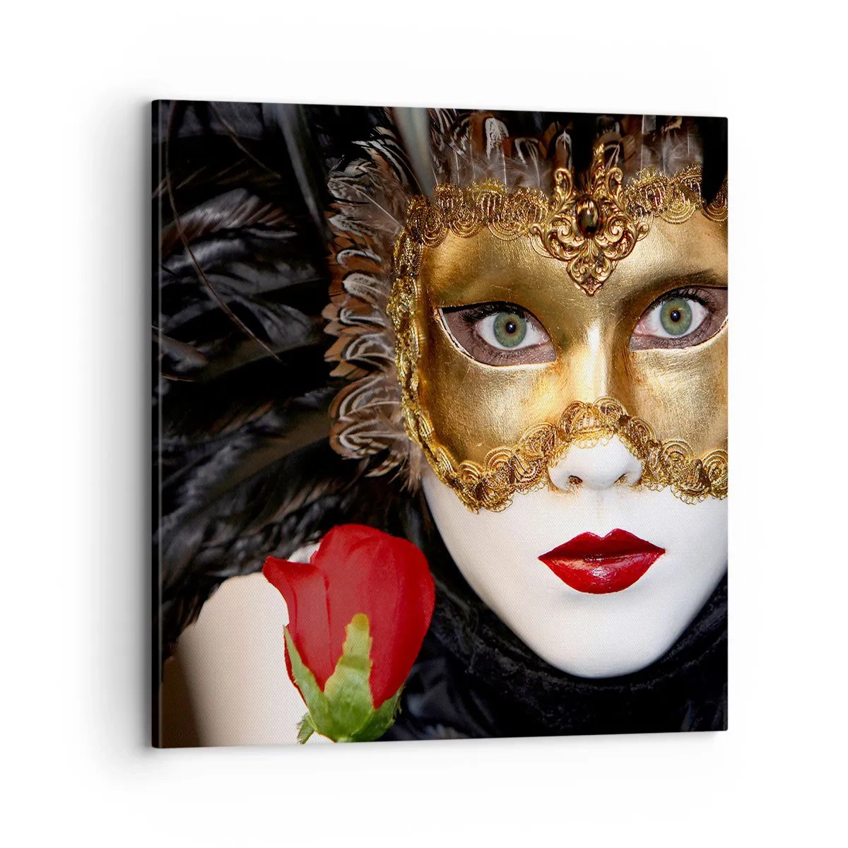 Tablou pe pânză - Pentru că viața e un bal - 70x70 cm