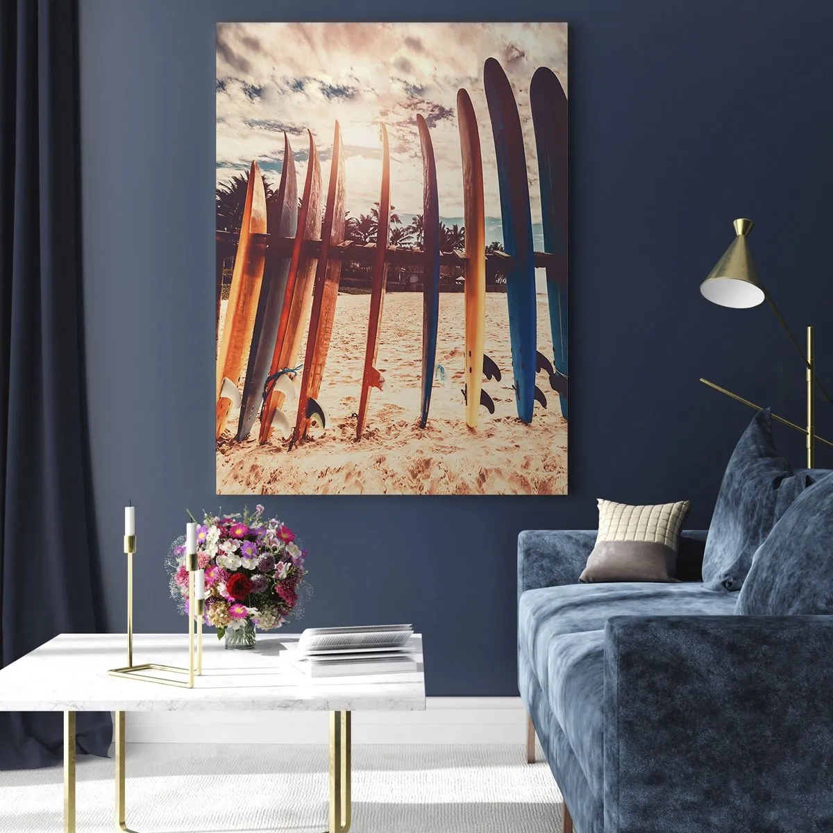 Tablou pe sticlă - Noapte bună, până mâine - 70x100 cm