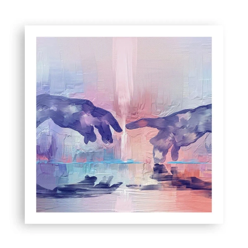 Poster - Scânteia divină a vieții - 60x60 cm