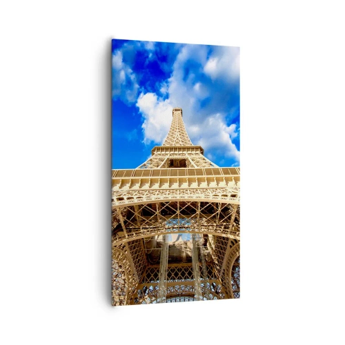 Tablou pe pânză - Atingând cerul și norii - 65x120 cm