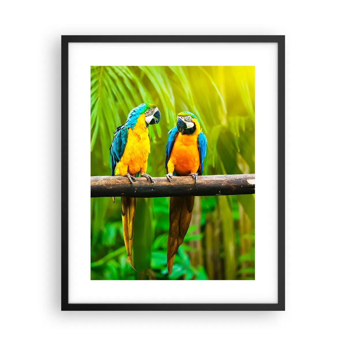 Poster în ramă neagră - Și ai auzit că ea...? - 40x50 cm