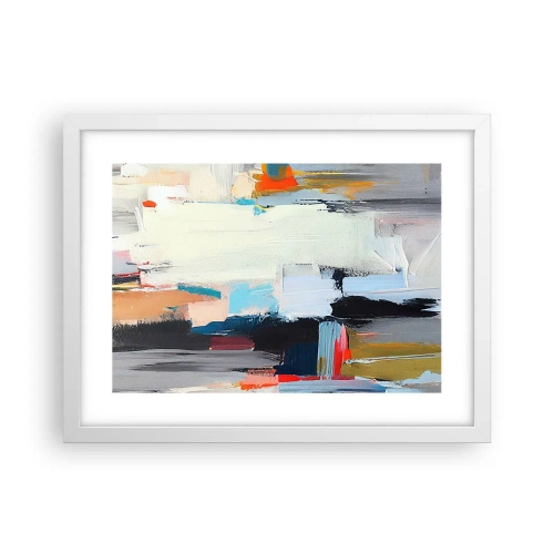 Poster în ramă albă - Există o metodă? - 40x30 cm