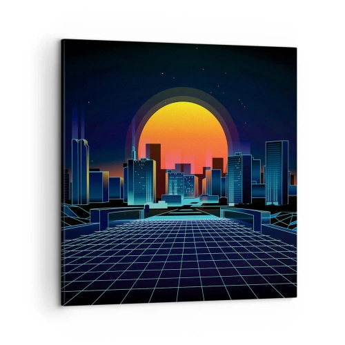 Tablou pe pânză - Încă mai vrei să ajungi la lumea reală? - 50x50 cm