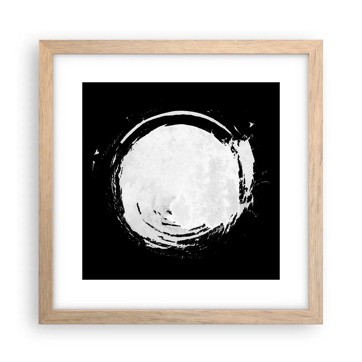 Poster în ramă de stejar deschis - O ieșire bună - 30x30 cm