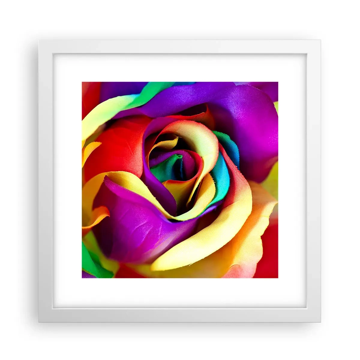 Poster în ramă albă - Acest lucru este imposibil - 30x30 cm