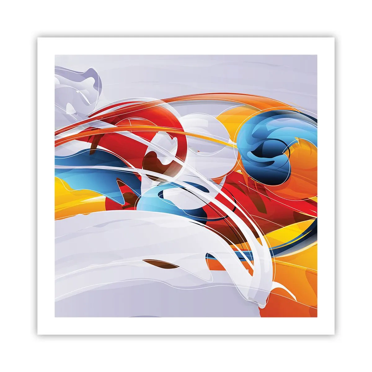 Poster - Dansul elementelor - 60x60 cm