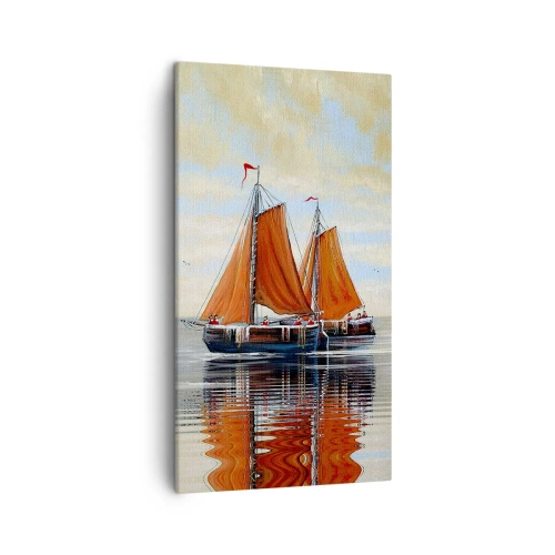 Tablou pe pânză - Hei, marinarule, navighează... - 45x80 cm