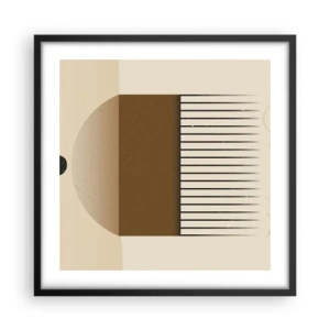 Poster în ramă neagră - Stări diferite - 50x50 cm