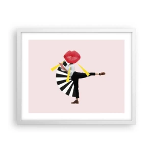 Poster în ramă albă - Artă pop suprarealistă - 50x40 cm