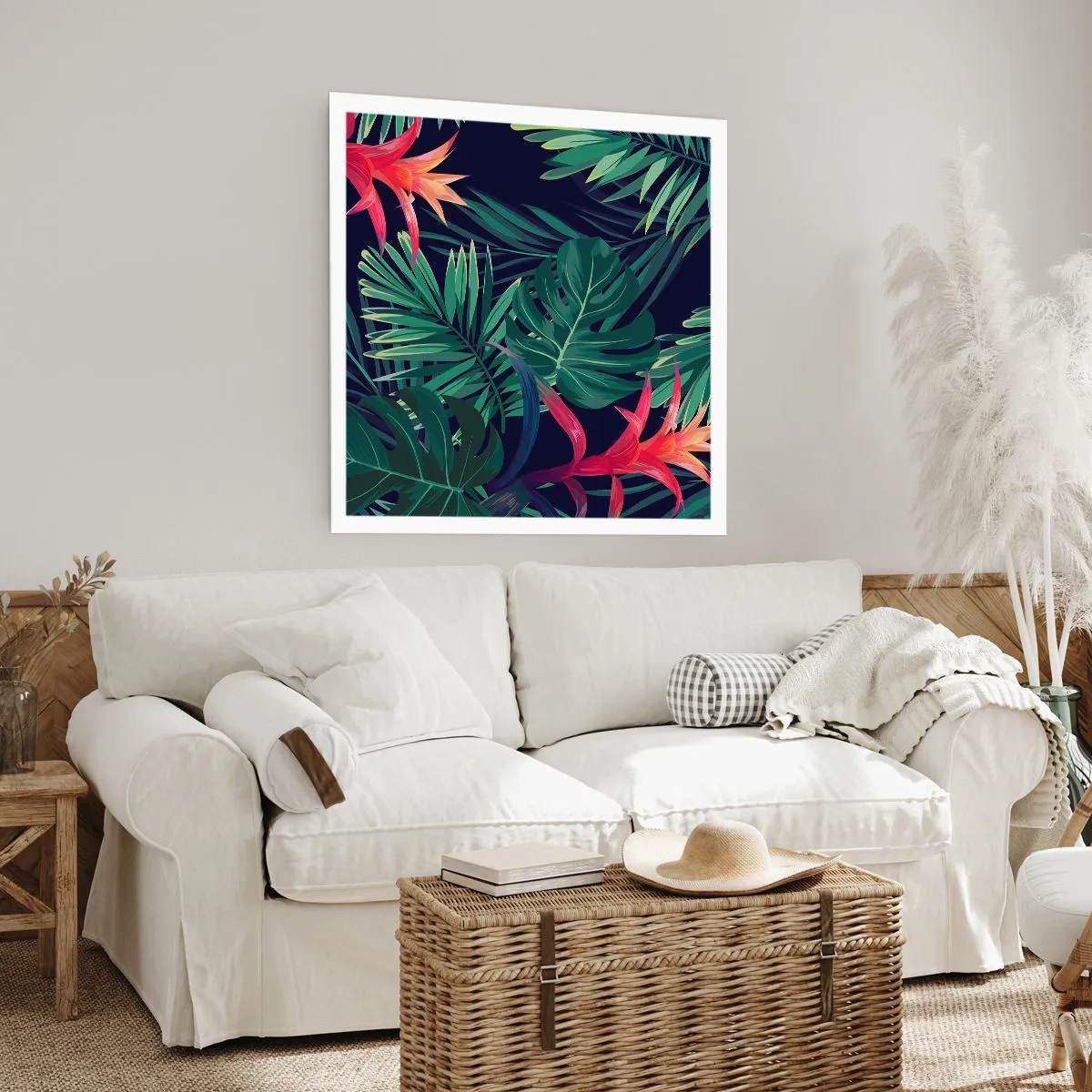 Poster - Flacăra verde - 40x40 cm