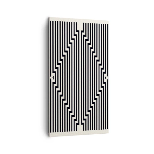 Tablou pe pânză - Iluzie geometrică - 45x80 cm